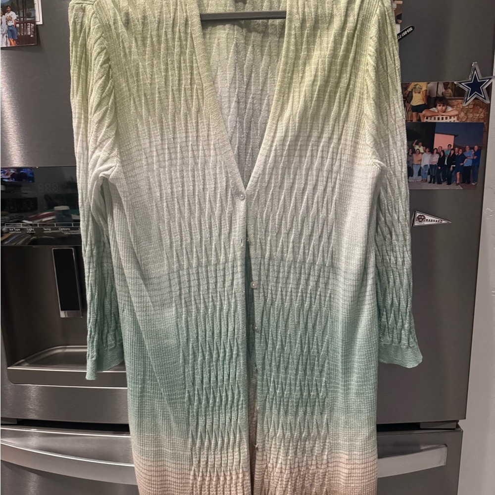 Ruby Rd. Light Green Knit Sweater